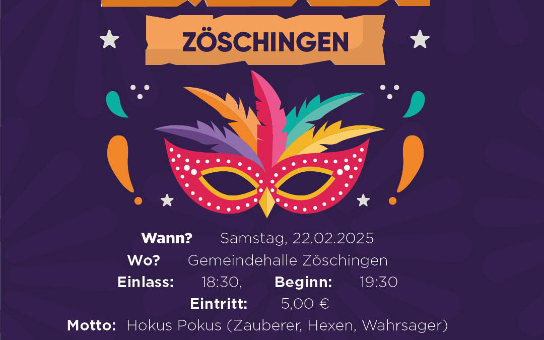 Ehrenamtliches Engagement für den Bürgerball 2025 in Zöschingen