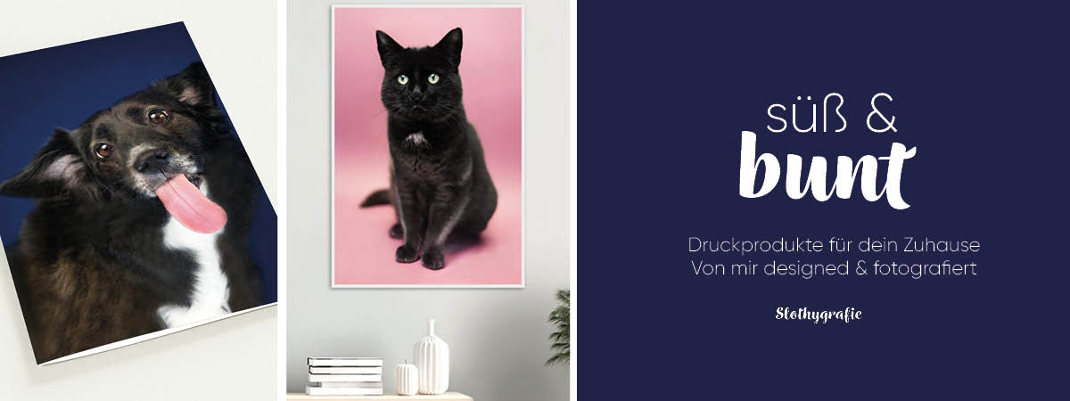 Druckprodukte rund ums Tier - Ob Grußkarten oder Plakate - Süße Motive für dein Zuhause