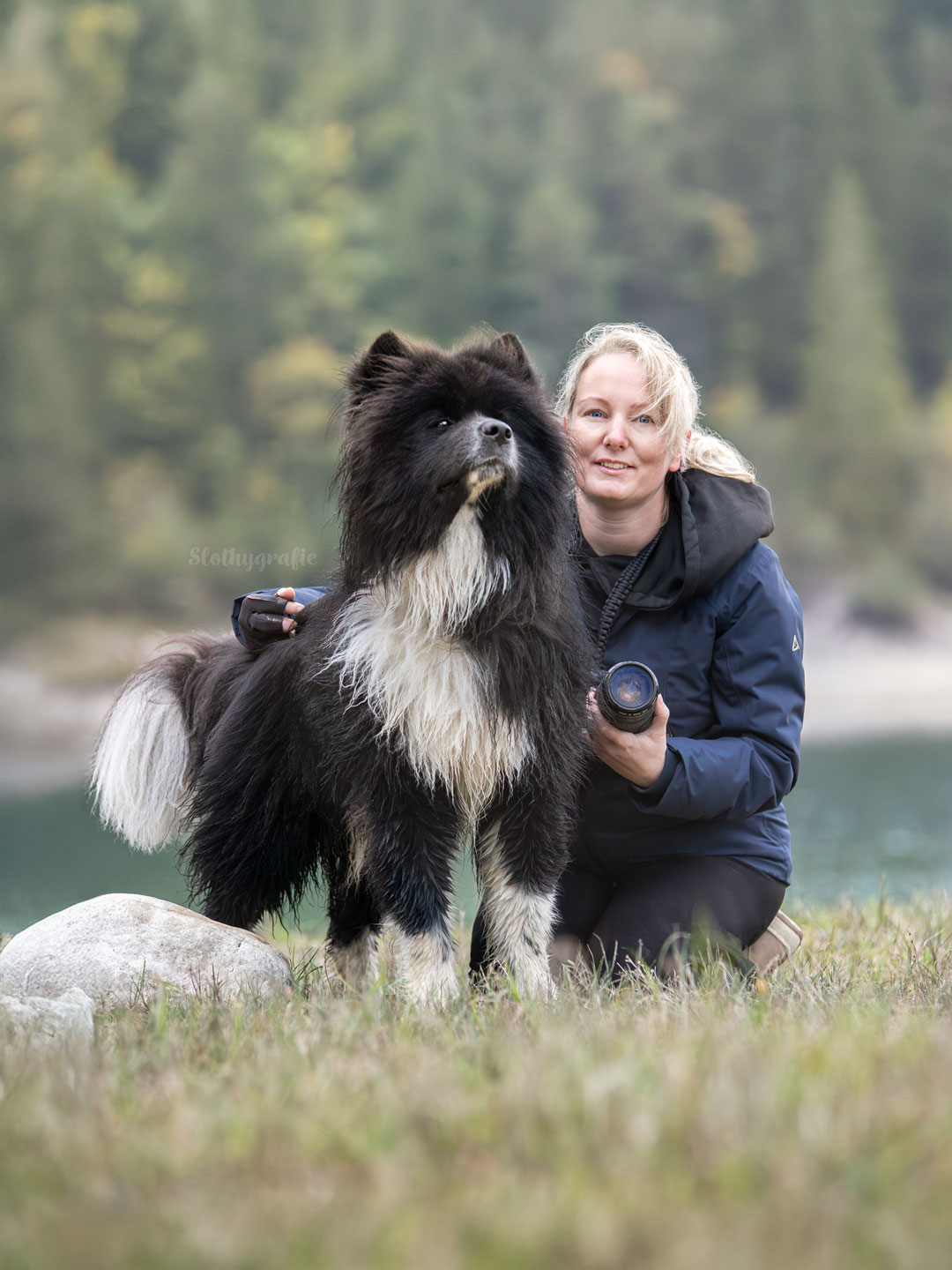 Mensch-Hund-Bilder mit Marlon und Conny am Sylvensteinspeicher