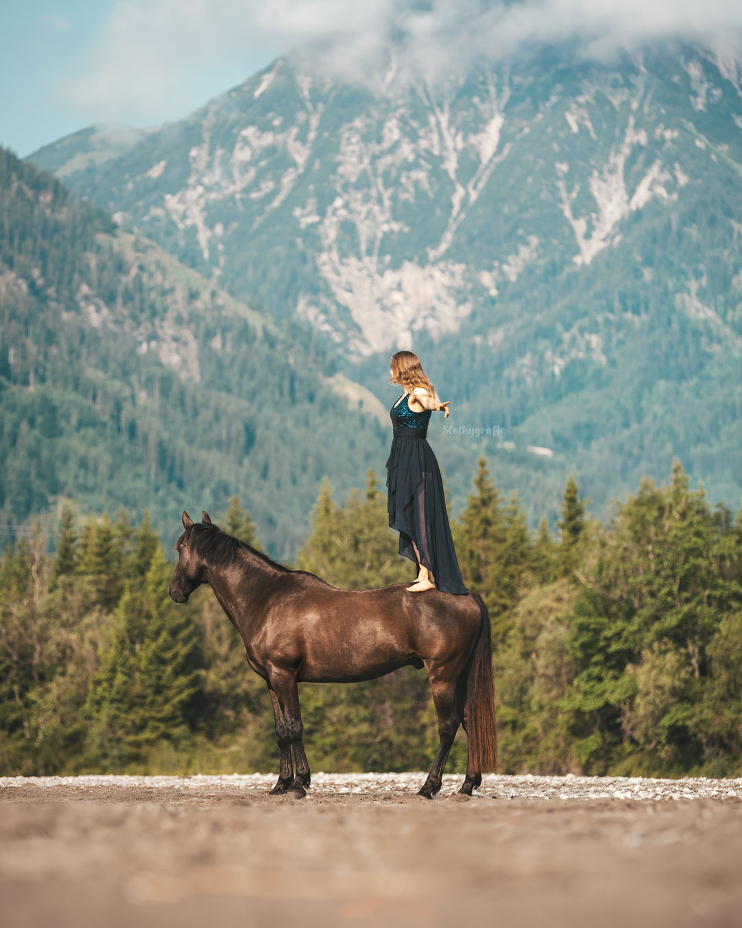 Maddi und Brillant beim Pferdeshooting in Pinswang